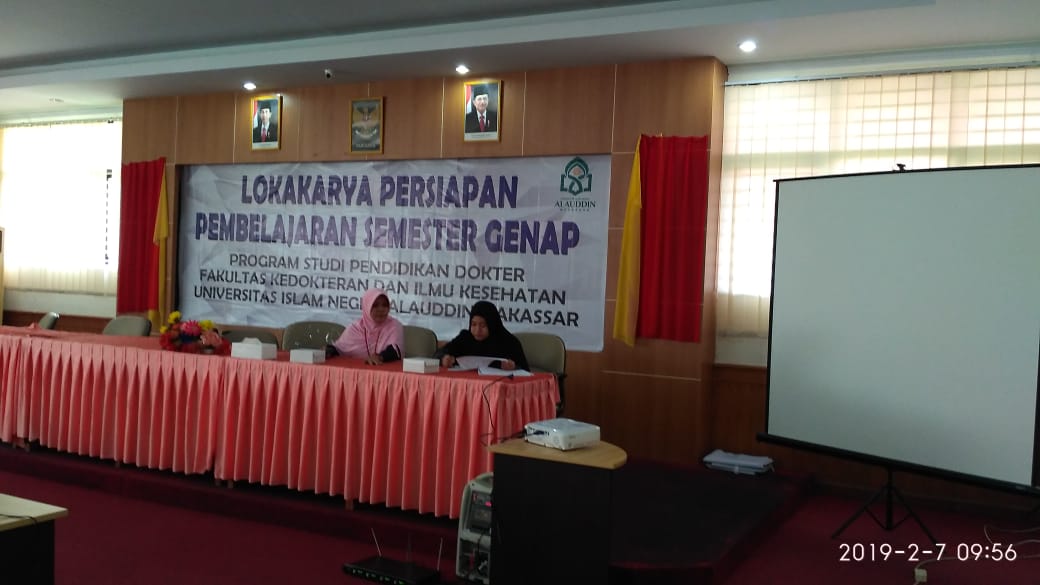 Lokakarya Persiapan Pembelajaran Semester Genap TA 2018/2019